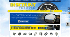 Desktop Screenshot of discounttireandbrakepittsburg.com